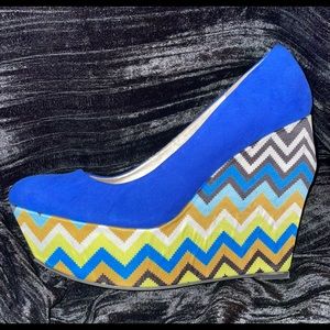 QUPID BLUE MULTI PLATFORM WEDGE PUMP 9